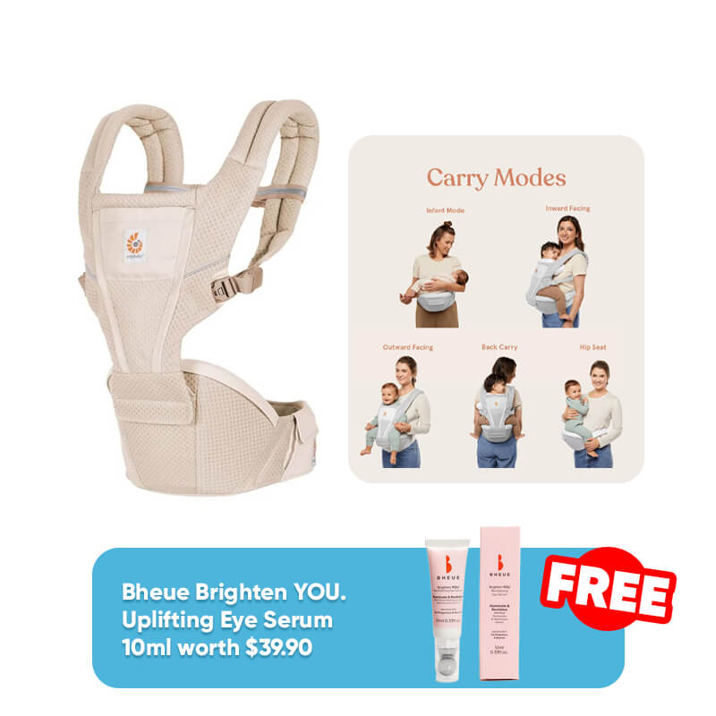 Ergobaby Alta Hip Seat Baby Carrier + FREE GIFT